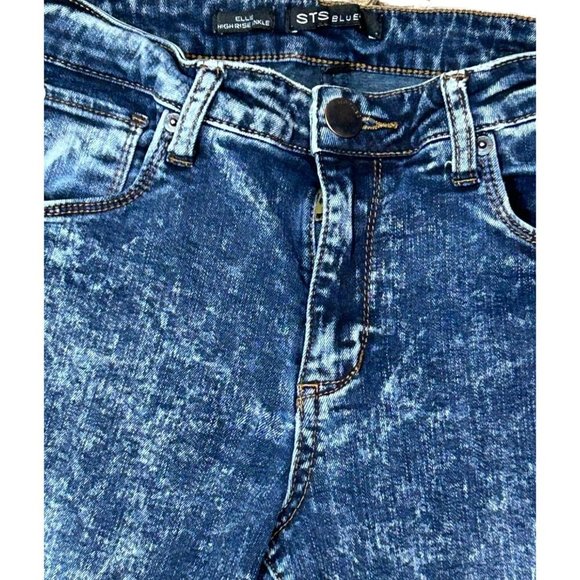 STS Blue Ellie High Rise Ankle in Dark Acid Wash Size 27 - Picture 6 of 6